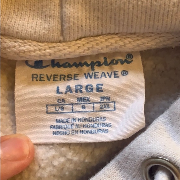 White champion hoodie - Picture 2 of 2